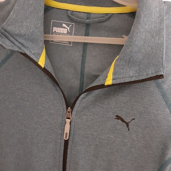 Puma jacket zip up track m l athleisure athletic running classic top - Picture 1 of 7